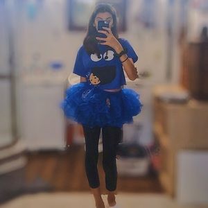Child-Teen Cookie Monster Halloween Costume